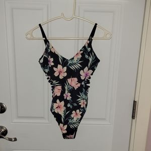 VS Pink Ribbed Strappy Swimsuit